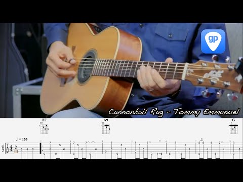 Cannonball Rag TAB PDF - Tommy Emmanuel - Guitar Pro TAB
