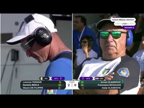 Finale Trap Team Men – Campionato Europeo 2022 - Larnaca Cyprus - 29.08.2022