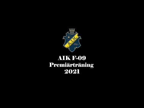 AIK F-09 Premiärträning 2021