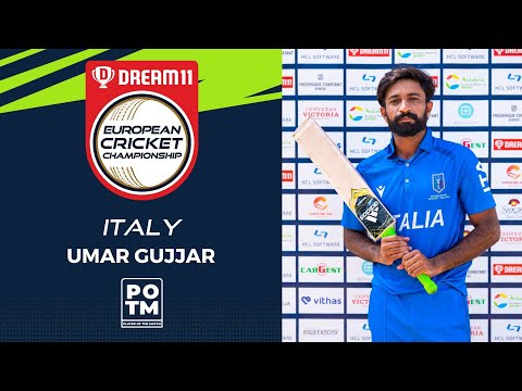 POTM: U.Gujjar - Group D, Match 11 - GER vs ITA | Highlights | Dream11 ECC, 2022 | ECC22.083