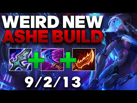 Ashe ADC Gameplay - This Weird Ashe Build Melts Tanks While Being Unkillable | League of Legends