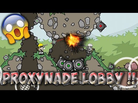 Mini Militia Proxynade aka Mine Lobby 12 Players Funny Gameplay !! | Doodle Army 2: Mini Militia #76 Video