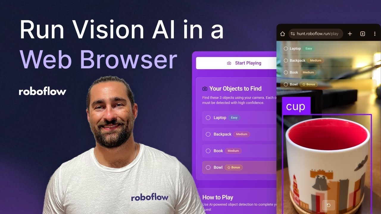 Vision AI in a Web Browser: Creating a Scavenger Hunt App with Inference.js