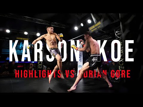 ECMMA Highlights | Karson Koe VS Adrian Gore