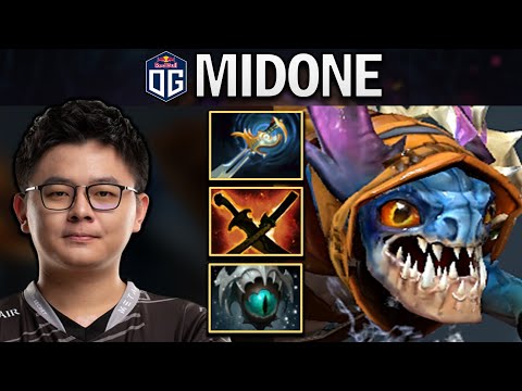 OG.MIDONE SLARK WITH SUPER SLOW BUILD - DOTA 2 7.27 GAMEPLAY