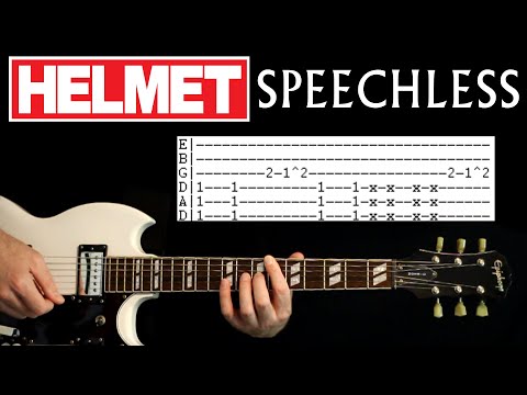 Guitar tab: Speechless - Helmet