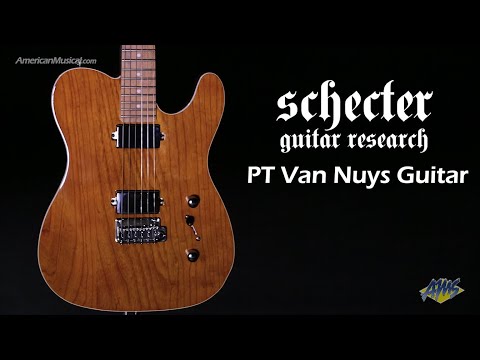 Schecter PT Van Nuys Electric Guitar - Gloss Natural Ash Finish image 13