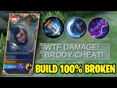 BRODY CRITICAL BUILD IS THE NEW META?!! BRODY BEST BUILD 2023 - Mobile Legends