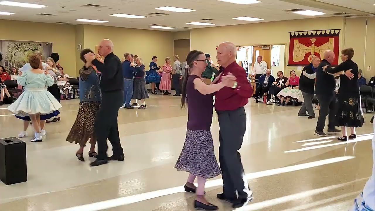 Round dancing with Cathy Fisher cueing at the Spring Fling in St. Louis, MO 5/2/26.