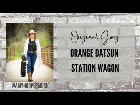 Orange Datsun Station Wagon | Amy Hooper