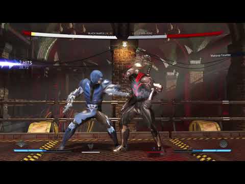 Injustice 2 Black Manta VS Sub-Zero Single Fight