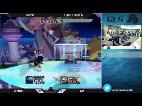 Fight Knight V Project M Singles Winners Semis - Dirtboy (Squirtle) vs. C# (Meta Knight)