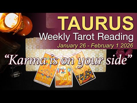 TAURUS Weekly Tarot ‘YOU'RE GETTING AN OFFER!’ | Intuitive Spiritual Guidance | Jan 26 – Feb 1 2026