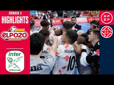 Resumen #PrimeraDivisiónFS | ElPozo Murcia Costa Cálida 5-3 Movistar Inter | Jornada 5