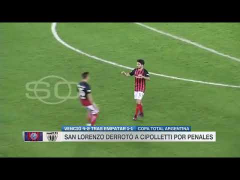 San Lorenzo (4)1-1(2) Cipolletti   Copa Argentina 2017