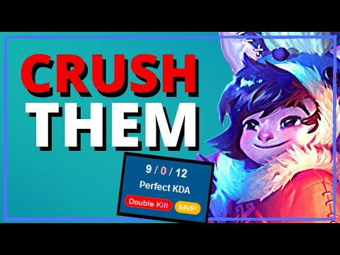 COMPLETELY CRUSH YOUR ENEMY; Nunu Solo Q Road to Diamond - Episode #3