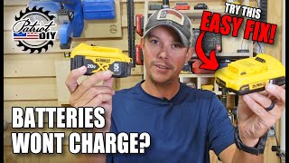Tool Battery Wont Charge? Try This EASY FIX! - How To Revive Dead Cordless Tool Batteries