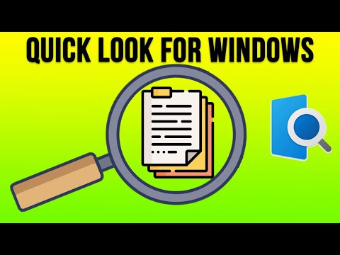 Preview File Contents Without Opening Them with QuickLook