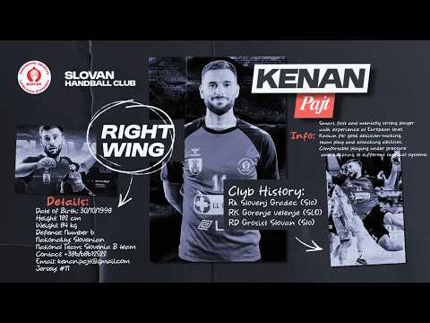 Best of Kenan Pajt | Right Wing | RD Grosist Slovan | Highlights | Handball | CV | 2025/26