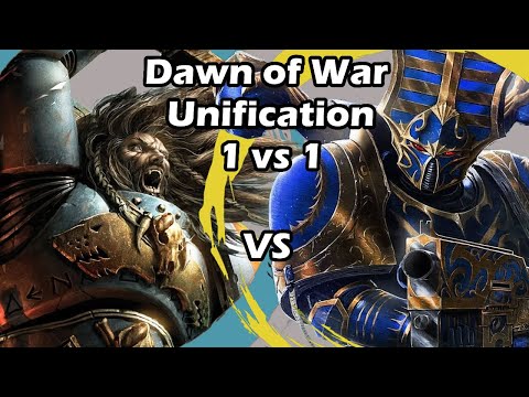 Dawn of War Unification: 1 vs 1 Space Wolves (Korn Champ) vs Thousand Sons (Porotin Porotin)