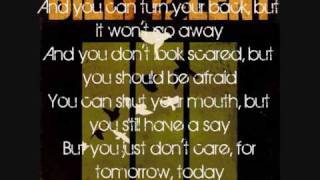 Billy Talent - Turn your Back with Lyrics