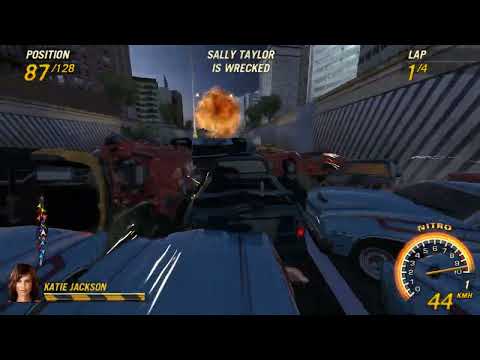 FlatOut 2 128 Players / Downtown 3