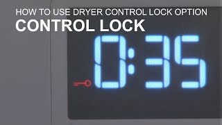 Dryer Control Lock Option