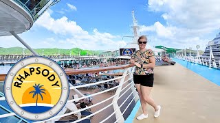 Rhapsody of the Seas Impromptu SHIP TOUR - Day 2 Cruise Vlog - Royal Caribbean - Saint Croix