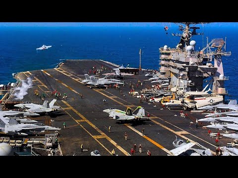 Life Inside Massive USS Nimitz Class Aircraft Carrier At Sea | Full Documentary