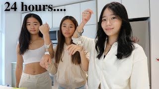 HANDCUFFED to my sisters for 24 HOURS!!