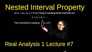 Nested Interval Property, Real Analysis 1