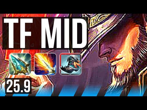 TWISTED FATE vs AKALI (MID) | 6/1/11, 66% winrate | EUW Challenger | 25.9