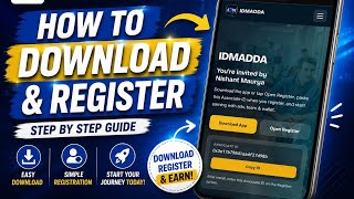 How to Download & Register on IDMADDA