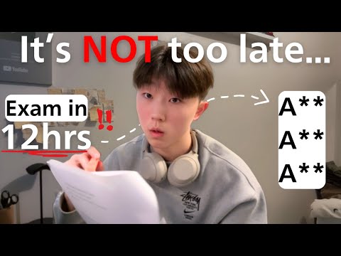 How to EFFECTIVELY study the NIGHT before your EXAMS...