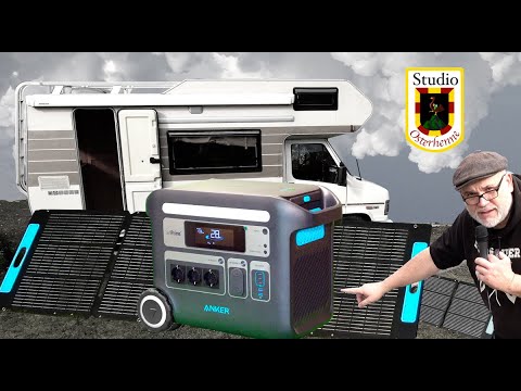 Wohnmobil Wohnwagen Camping Outdoor Solar Anker PowerHouse 767  + Anker Solarpanel 531
