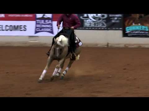 Shinestein ridden by Stefano Calcagnini - 2014 Tulsa Reining Classic (Open Futurity)
