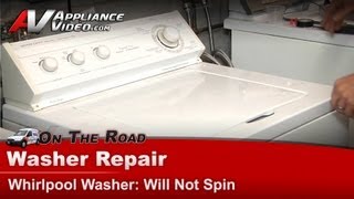 Whirlpool Washer Repair - Not Spinning - Lid Switch