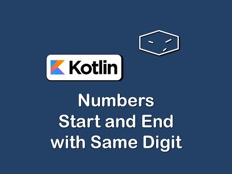 numbers start and end with same digit in kotlin