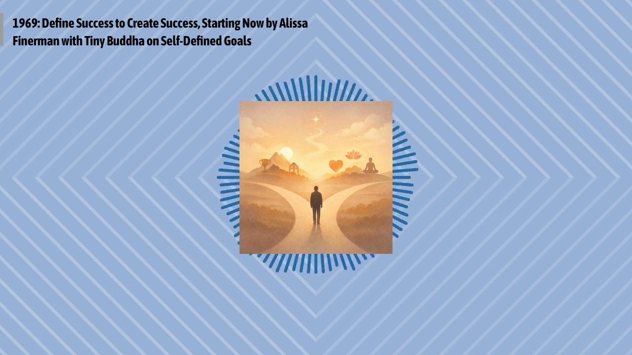 1969: Define Success to Create Success, Starting Now by Alissa Finerman with Tiny Buddha on...