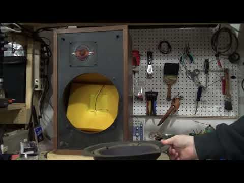 The Advent 1 Stereo Speaker Repair - Dead Speaker & Refoaming the Woofers