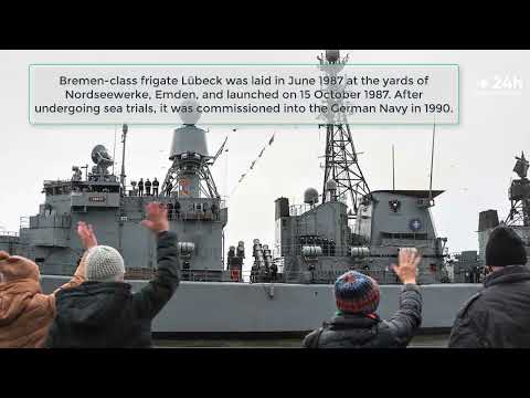 German Navy’s Bremen class frigate Lübeck has departed on its final mission