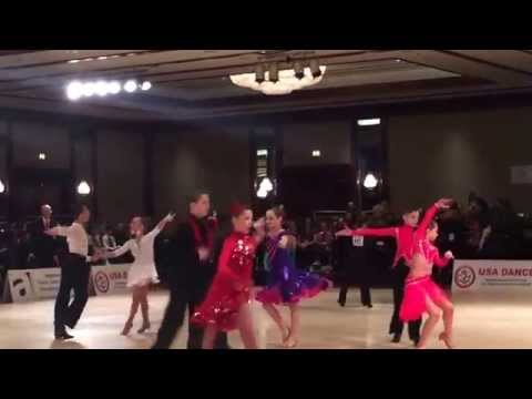 Kristian Evstigneev and Victoria Sepiashvili, USA Dance National 2015, J1 novice Latin final