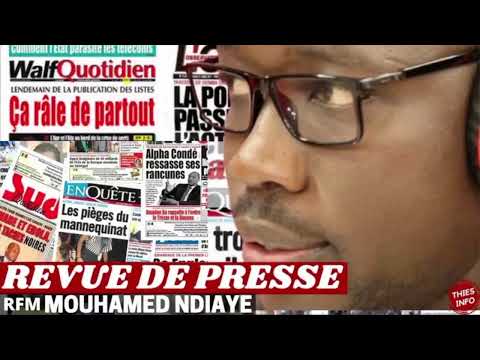REVUE DE PRESSE RFM, REVUE DE PRESSE AUJOURD'HUI 26 07 2026