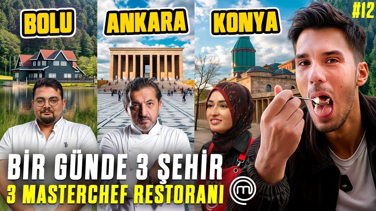 1 GÜNDE 3 ŞEHİR 3 MASTERCHEF RESTORANI