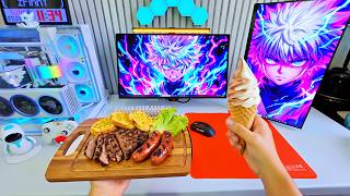 Noite de um Gamer Desempregado (e com Fome) 🎮🔥