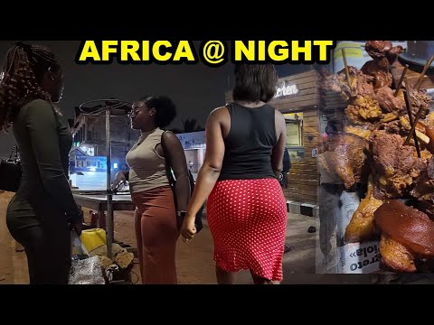 What Happens in African Villages After Dark? (Ghana Edition)#nightlife #streetfood #travel