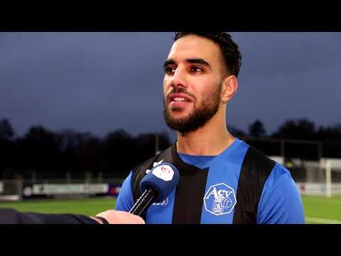 Interview Toufik Faraouni na afloop van ACV – Staphorst
