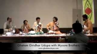 Ghatam Giridhar Udupa with Mysore Brothers