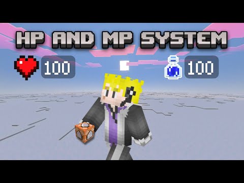 How To Make HP and MP System in Minecraft So Easy!