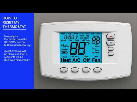White-Rodgers Blue Series - 1F95EZ-0671 - 6-inch - How Do I Reset My Thermostat
